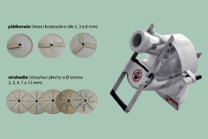 RM - V 99 S NÁSTAVEC KROUHAČ ZELENINY VČETNĚ DISKŮ