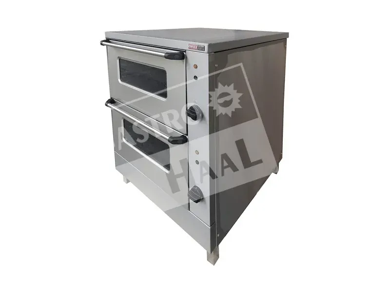 GASTROHAAL NS-1206 ELEKTRICKÁ PEC STATICKÁ , SMALTOVANÁ, dvoukomorová