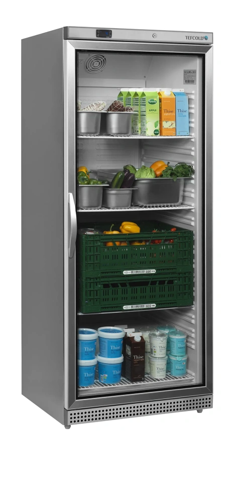 TEFCOLD UR 600 SG ,NEREZOVÁ LEDNICE , CHLADNIČKA, chladící skříň PROSKLENÉ DVEŘE GN2/1