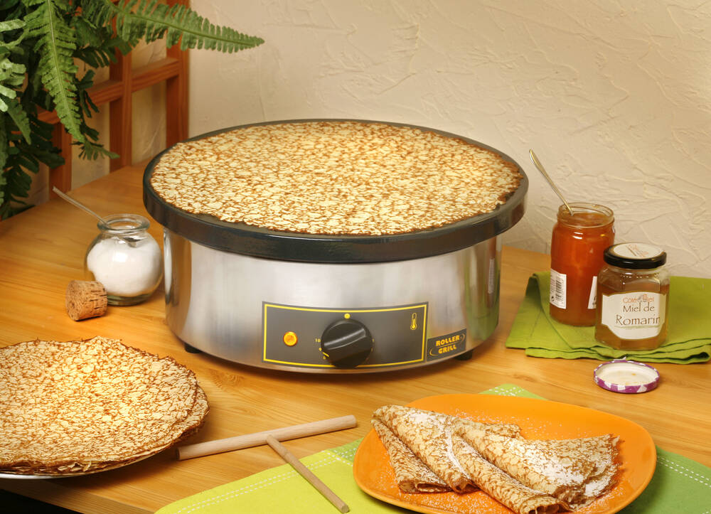 ROLLER GRILL -  CFE 400 PALAČINKOVAČ ELEKTRICKÝ, profesionální plotna na palačinky