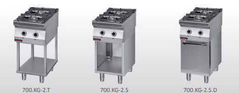 Plynový sporák KROMET 700.KG-2 / hořáků 2