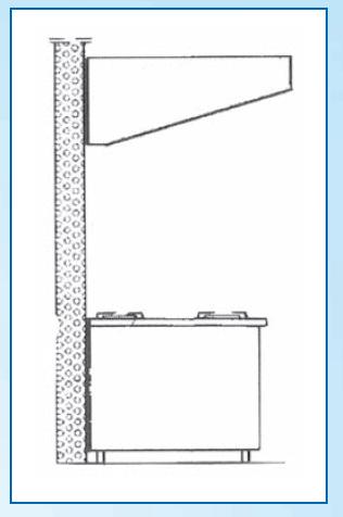 DIGESTOŘ  NÁSTĚNNÁ WMR 220x70  PROFESIONÁLNÍ