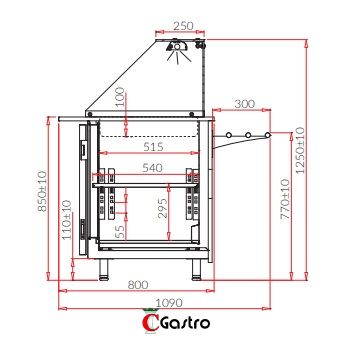 IGLOO GASTROLINE 2.5 CHLADÍCÍ VÝDEJNÍ PULT - výdejní linka