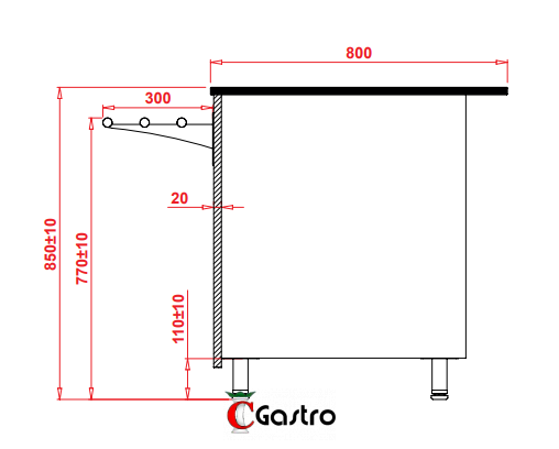 IGLOO GASTROLINE 0.7 VÝDEJNÍ PULT NEUTRÁLNÍ