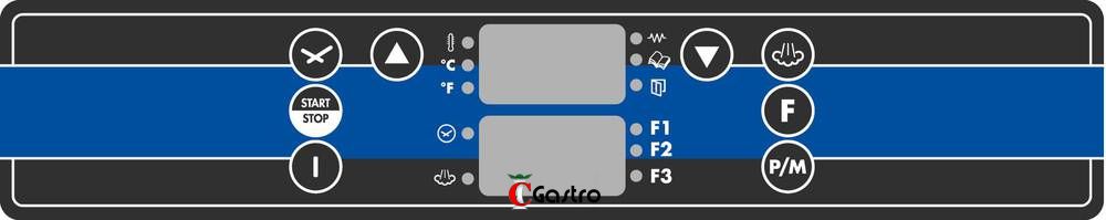 PIRON PF6204D Elektrická konvekční  digitální ovládání  4 plechy 480x345