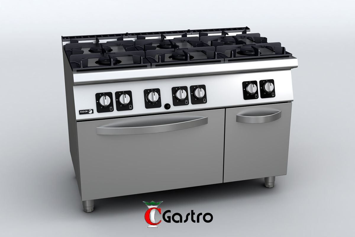 FAGOR C-G761 PLYNOVÝ SPORÁK  S PLYNOVOU TROUBOU