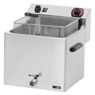 REDFOX FE 10 T FRITÉZA ELEKTRICKÁ 10Lt profi s výpustí, profesionální, FE10T,