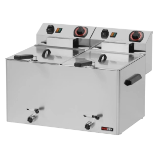 REDFOX FE 77 V FRITÉZA ELEKTRICKÁ 2x8Lt profi s výpustí