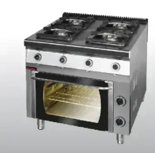 Plynový sporák s elektrickou troubou KROMET 700.KG-4/PE-1 / hořáků 4