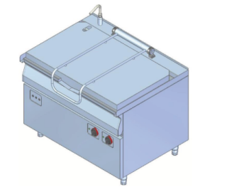 KROMET 000.PE-07X ELEKTRICKÁ SMAŽÍCÍ PÁNEV 120 ltr.