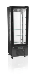 TEFCOLD UPD 400 C BLACK VITRÍNA CHLADÍCÍ PANORAMATICKÁ
