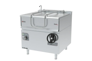 GastroHaal P.PE-980-C Elektrická sklopná smažící pánev 80 l litinová vana