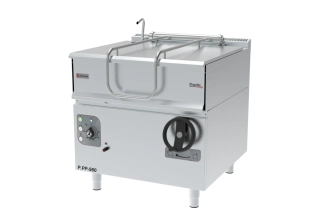 GastroHaal P.PP-980-C Plynová sklopná smažící pánev 80 l litinová vana