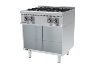 GastroHaal P.VP-740 Plynový sporák s podstavcem - vařidlo, 4x hořáky