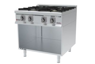 GastroHaal P.VP-940 Plynový sporák s podstavcem - vařidlo, 4x hořáky