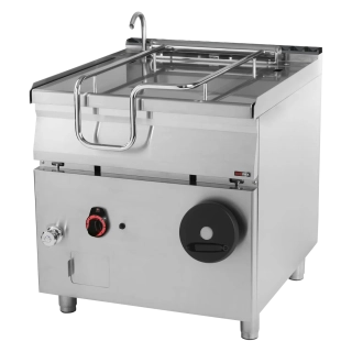 REDFOX BR 90/80 G/N PLYNOVÁ PÁNEV SKLOPNÁ SMAŽÍCÍ - 80 LT NEREZOVÉ DNO