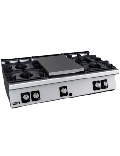 FAGOR C-G750 SPORÁK PLYNOVÝ S PLOTNOU +4 hořáky