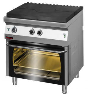 Plynový tálový sporák s elektrickou troubou KROMET 700.KG/I-800/PE-2