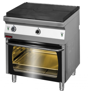 Plynový tálový sporák s plynovou troubou KROMET 700.KG/I-800/PG-2