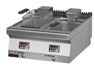 Elektrická fritéza KROMET 700.FE-2x10f