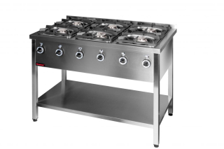 KROMET 000.KG-6M PLYNOVÝ SPORÁK 6 hořáků