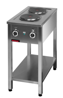KROMET 000.KE-2M / 2 plotny, elektrický sporák, VAŘIDLO