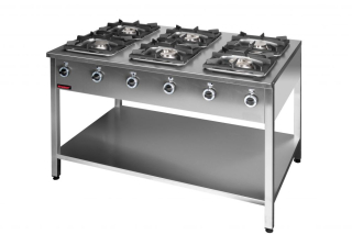 KROMET 000.KG-6L Plynový sporák 6 hořáků