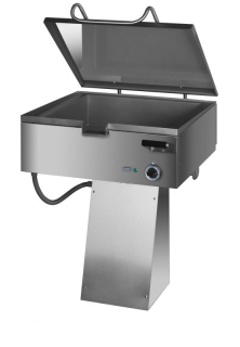 KROMET 000.PE-025N PÁNEV SMAŽÍCÍ ELEKTRICKÁ 37 ltr. / CELONEREZOVÉ PROVEDENÍ, SKLOPNÁ /
